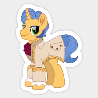 Lucius Spriggs pony fancy Sticker